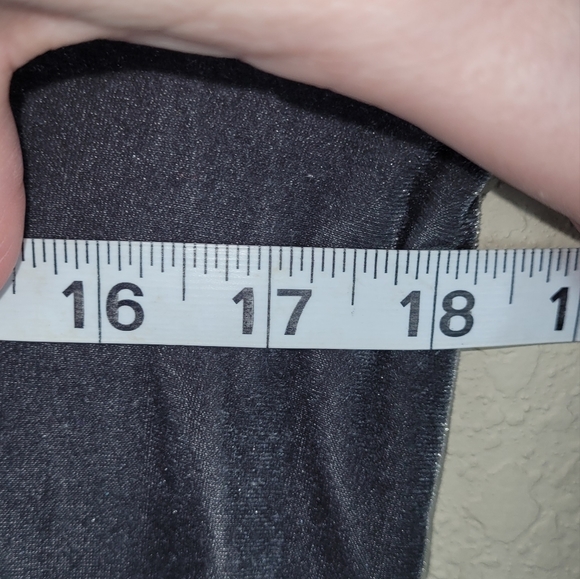 Cato Shirt Womens XS Tunic Grey Stretch‎ Velvet Popover Holiday Christmas - Picture 9 of 12